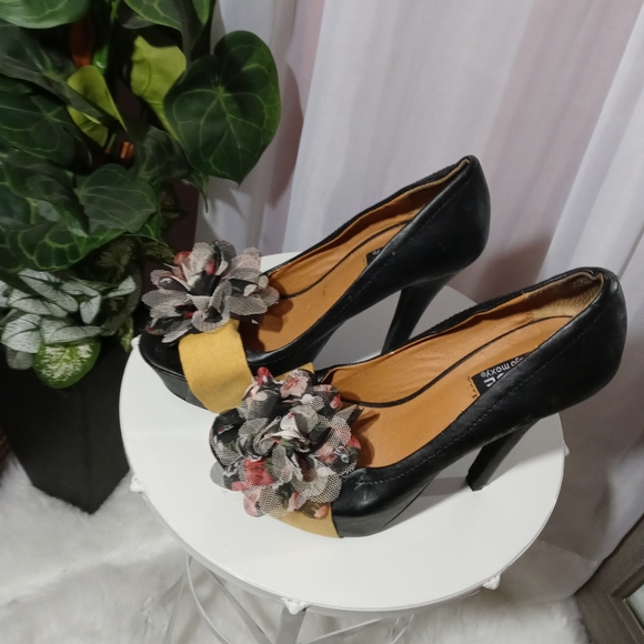 Women's Platform Peep-Toe High-Heeledeeled Shoes - Picture 3 of 6